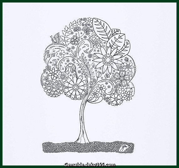 doodle tree 1 malvorlagen für erwachsene malvorlagen von